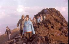 Monica Hanna on Striding Edge